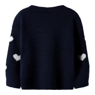 Pull Marine Fille Name it Fona vue 0