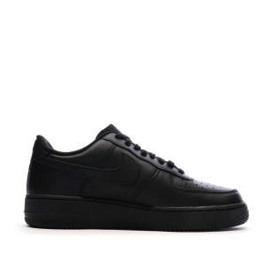 Baskets Noir Homme Nike Air Force 1 one vue 0