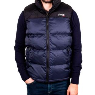 Schott Utahv Abrigo sin mangas para hombre Azul marino ver 0