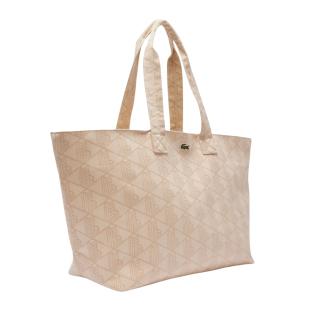 Sac Cabas Beige Femme Lacoste XL Summer vue 0