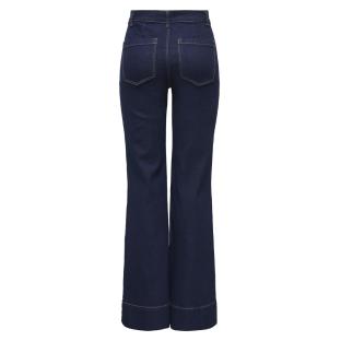 Jean Flared Bleu Foncé Only Cypress Rinse vue 0