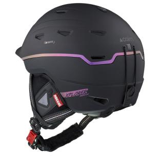 Casque de Ski Noir/Rose Femme Cairn Xplorer Rescue Cameleon vue 0