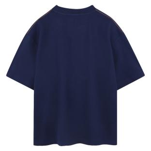 T-Shirt Bleu Garçon TimberlandT60433 vue 0