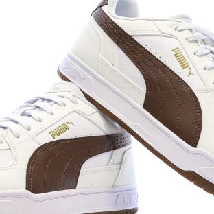 Puma Caven III Herren-Sneaker, Weiß/Dunkelbraun Ansicht 0