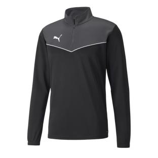Men's Puma Indrise 1/4 Zip Sweat Top Black/Grey Photo of the Espace des Marques %store% store - view of %key%