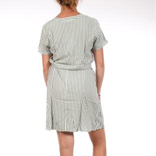 Grün-weiß gestreiftes Damenkleid von JDY Life Ansicht 0