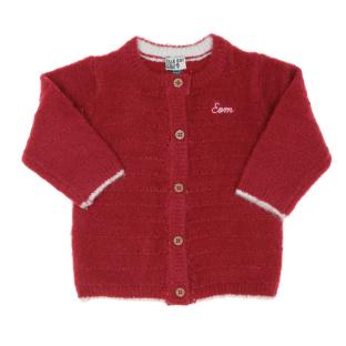 Girl's Raspberry Pink Cardigan EOM Chardi Photo of the Espace des Marques %store% store - view of %key%
