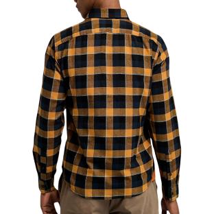 Kariertes Hemd Marine/Camel Herren Timberland Solucell Buffalo Ansicht 0