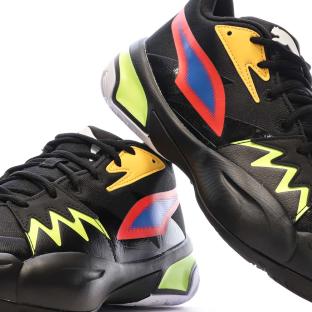 Chaussures de basketball Noires/Vertes Homme Puma Genetics vue 0