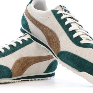 Baskets Vert/Beige Homme Puma Arizona Suede vue 0