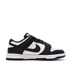 Dunk Low Baskets Blanches/Noires Femme Nike vue 0