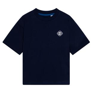 T-Shirt Marine Garçon Timberland T60424 Nectarine vue 0