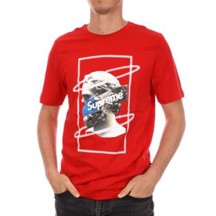 T-shirt Rouge Homme Supreme Grip Greece vue 0