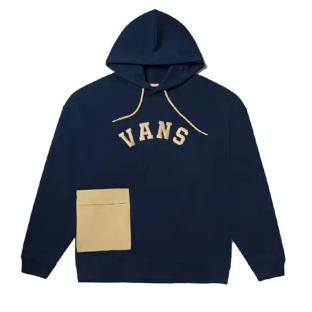 Sudadera con capucha Vans Prep azul marino para hombre ver 0