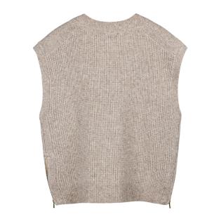 Pull Beige Femme Teddy Smith Milo vue 0