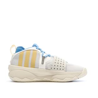 Chaussures de basketball Blanches/Jaune/Bleu Homme Adidas Dame 8 vue 0