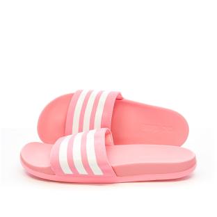 Claquettes Rose/Blanc Adidas Adilette Comfort vue 0