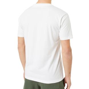 Camiseta blanca New Balance Stacked Logo para hombre ver 0