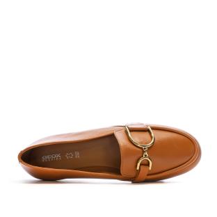 Mocassin Marron Femme Geox Palmaria vue 0