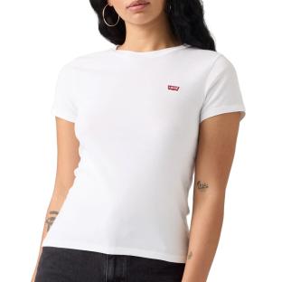 Lot de 2 T-shirts Blanc/Bleu Femme Levi's 2pack Essential vue 0