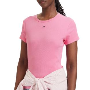 T-shirt Rose Femme Tommy Hilfiger Slim vue 0