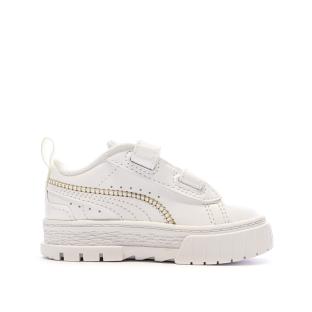 Baskets Blanches Fille Puma Stitching vue 0