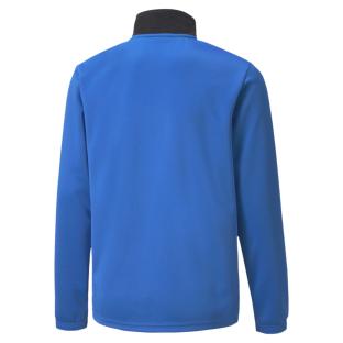Boys' Puma Indrise 1/4 zip sweatshirt Black/Blue Photo of the Espace des Marques %store% store - view of %key%