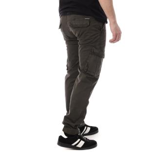 Pantalon Cargo Gris Homme Paname Brothers Live vue 0
