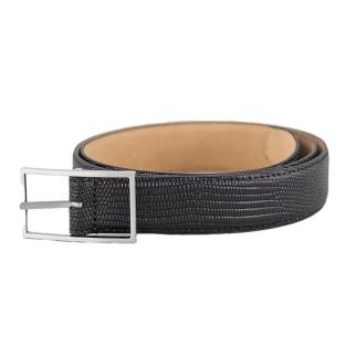 Schwarzer Gürtel Frau Calvin Klein Jeans Lizar Ansicht 0