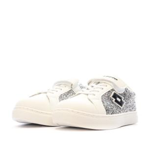 Baskets Blanches Fille Lotto Plaisance vue 0