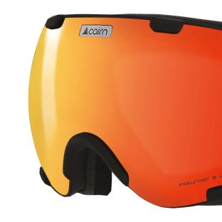 Skibrille Schwarz/Orange Unisex Cairn Spirit Spx3 Ansicht 0