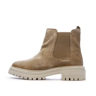 Bottines Taupe Femme Geox Iridea vue 0