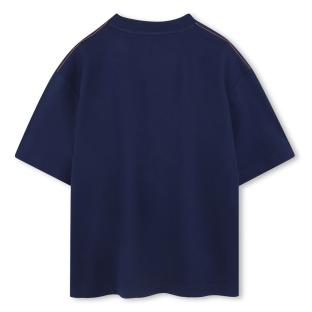 T-Shirt Bleu Garçon TimberlandT604331 vue 0
