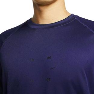 T-shirt de Running Bleu Foncé Homme Nike Knit vue 0