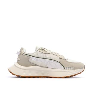 Baskets Beige/Blanc Femme Puma Wild Rider Futurism vue 0