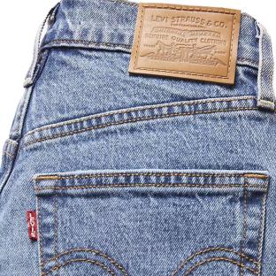 Jean Bleu Femme Levi's Ribcage Bells Med vue 0