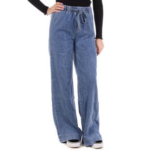 Jean Loose Bleu Femme Monday Premium 1825 vue 0