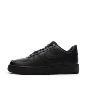 Baskets Noir Homme Nike Air Force 1 one vue 0