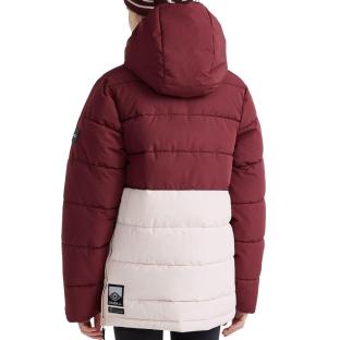 O'Neill Originals Puffer-Skijacke für Mädchen in Bordeaux/Rosa Ansicht 0