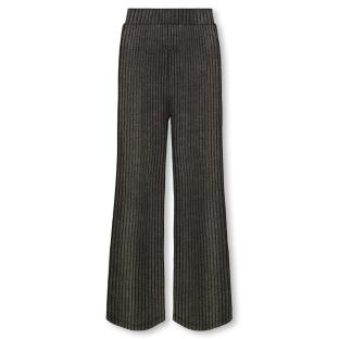 Pantalon fluide Noir Fille Kids ONLY Kogqueen vue 0