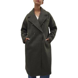Langer Mantel Grau Frau Vero Moda Liteerika Ansicht 0