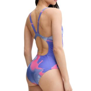 Maillots de bain Bleu Femme Adidas Tie Dye Aop vue 0