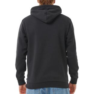 Sudadera con capucha negra para hombre Rip Curl Down Line ver 0