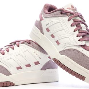 Adidas Drop Step Low W Women's White/Mauve Sneakers Photo of the Espace des Marques %store% store - view of %key%