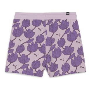 Short Mauve Fille Puma Blossom vue 0