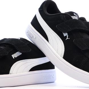 Baskets Noires Puma Smash 3.0 Sd vue 0