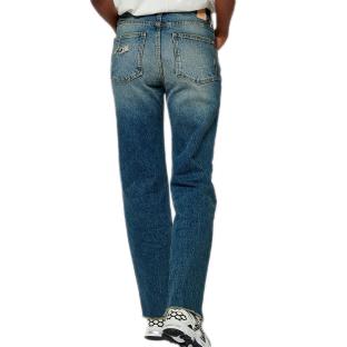 Jean Droit Bleu Femme Kaporal BEKKI vue 0