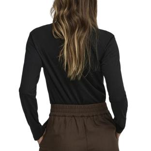 T-shirt Manches Longues Noir Femme JDY Rex vue 0
