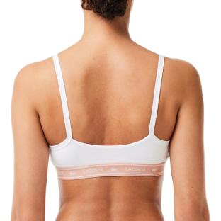 Sujetador blanco/rosa para mujer de Lacoste IF8181 ver 0