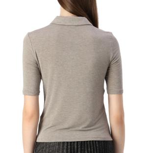 Women’s Grey Polo Shirt JDY Sanni 2/4 Photo of the Espace des Marques %store% store - view of %key%